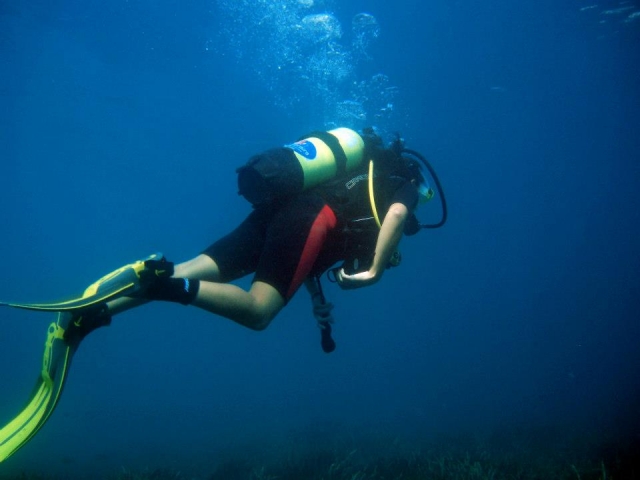 Buceo con botella